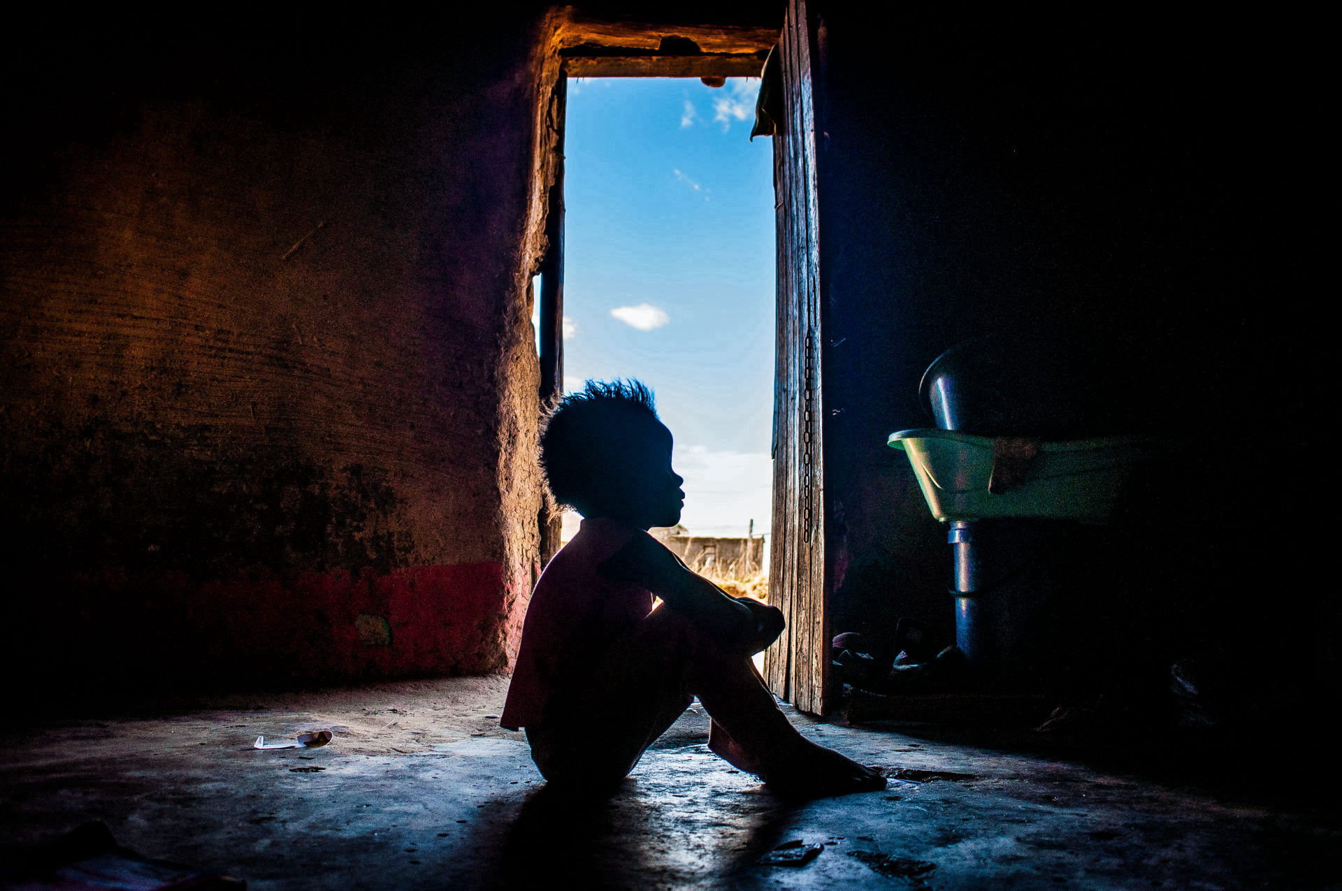 Documentary portrait of a child in Bergville